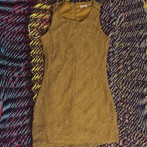 Mustard colored dress